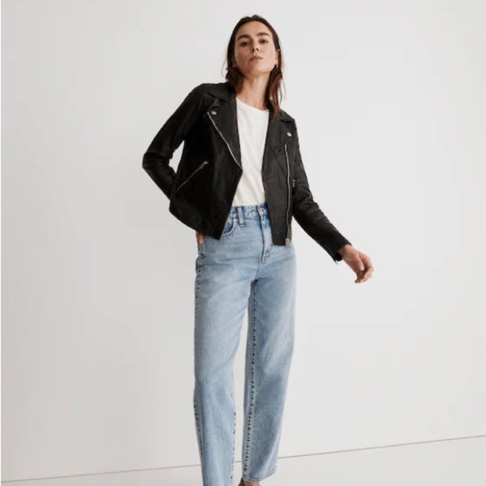 Madewell Black Leather Jacket